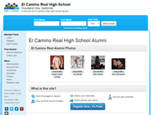 Tablet Screenshot of elcaminorealhighschool.org